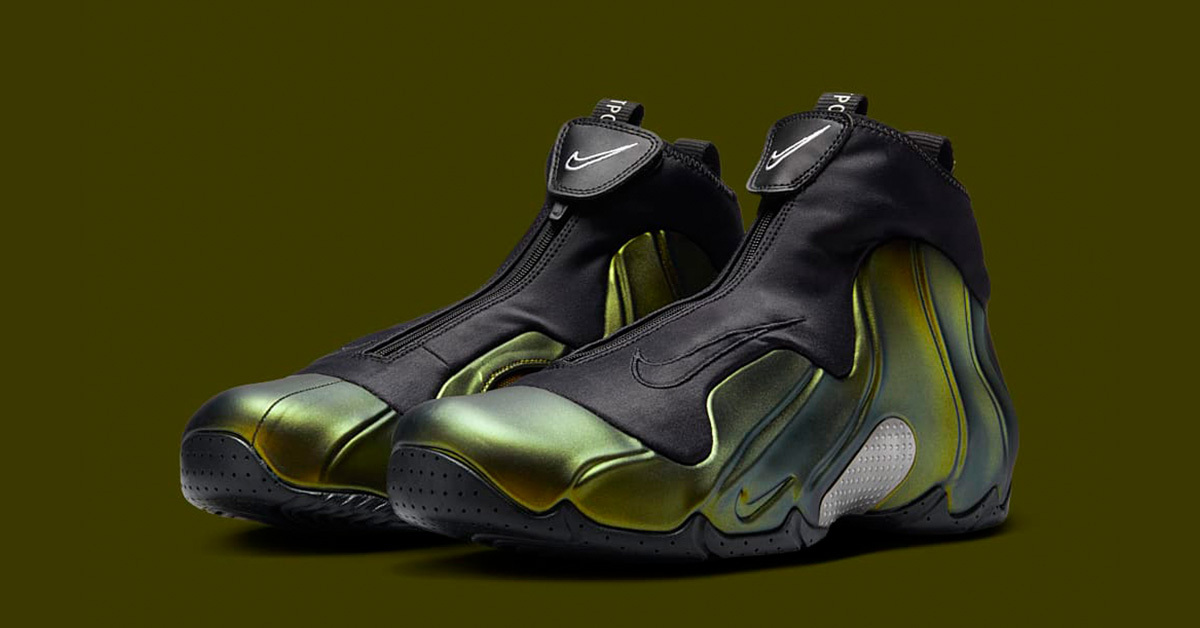 Nike Air Flightposite “Metallic Gold”: Der Rückkehrer mit Green Goblin-Vibes